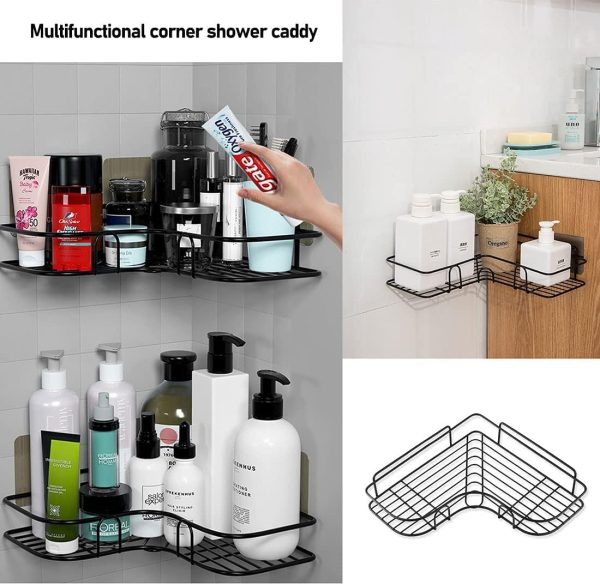 Wall Corner Rack WITHOUT Adhesive Screws