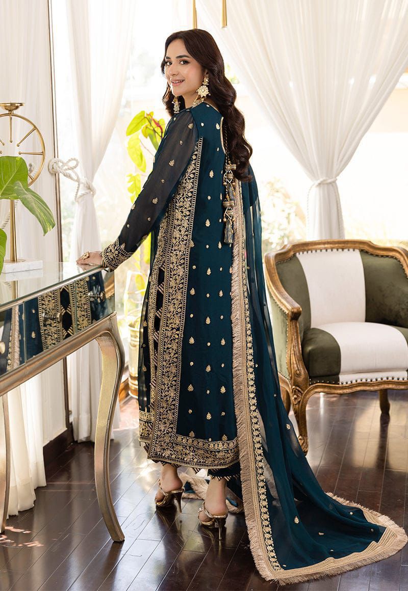 Shiffon embroidered silk