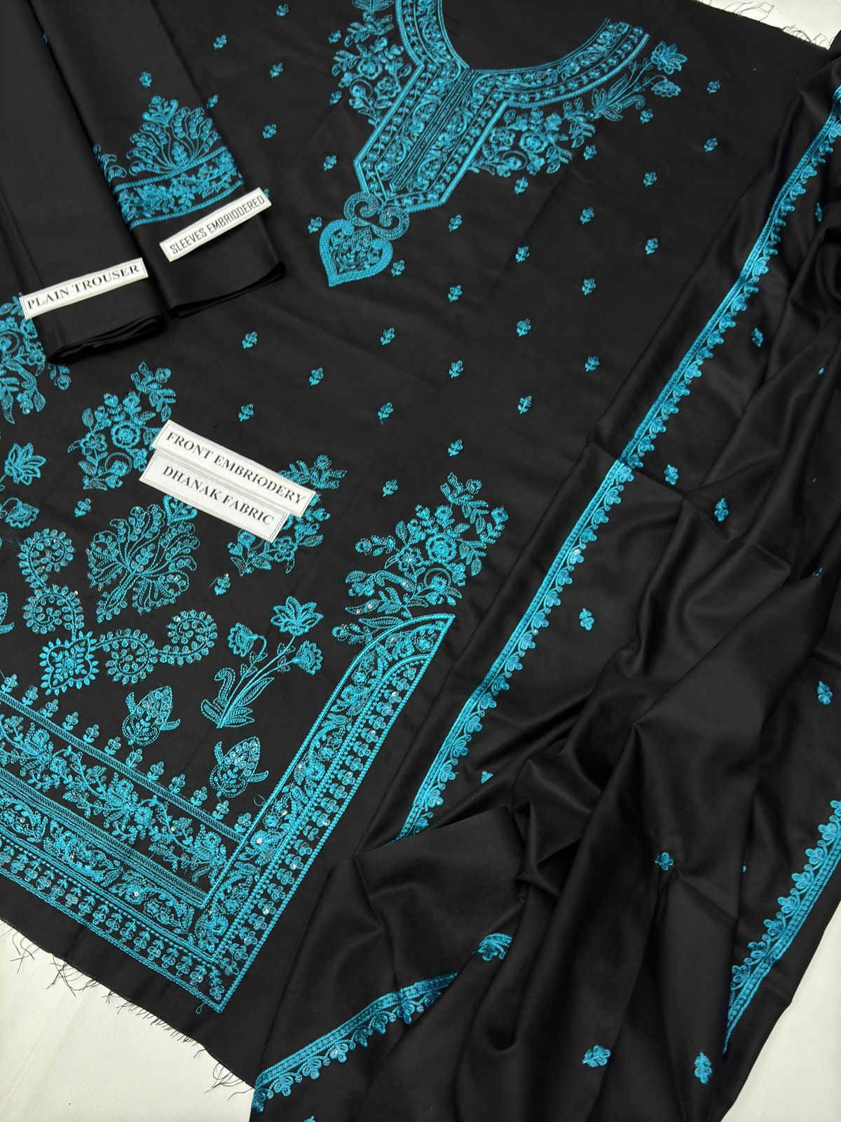 Luxury Embroidered dhanak